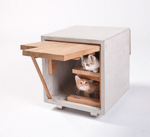 Fachadas de casas para gatos